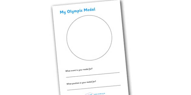 Design An Olympic Medal (teacher made)