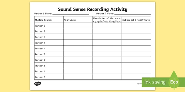 Sense Recordings