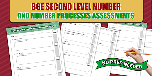 BGE Second Level Number and Number Processes Assessments