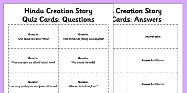 ks2-hindu-creation-story-quiz-cards-year-6-primary-resources