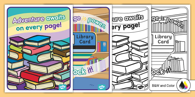 National Library Week Posters (Teacher-Made) - Twinkl