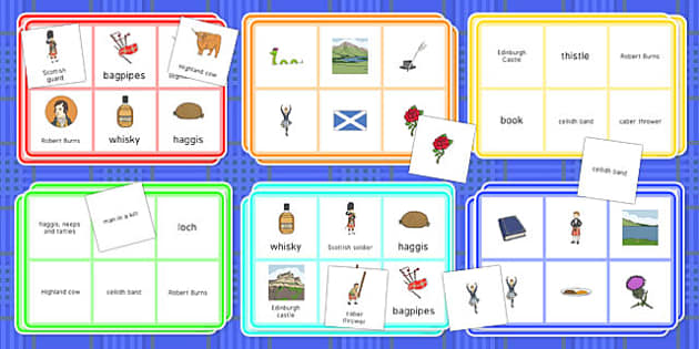 Burns Night Bingo - Robert Burns Activities (teacher made)