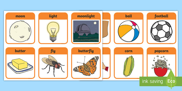 Compound Word Matching Game Split Compound Words Compound Word