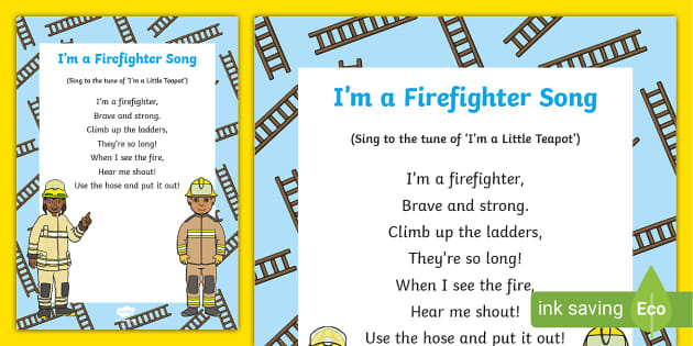 T T 252195 Im A Firefighter Song Ver 4 