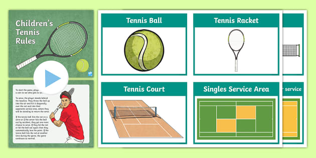 kampioen maagd kaart Tennis PowerPoint | Rules and Regulations | Twinkl