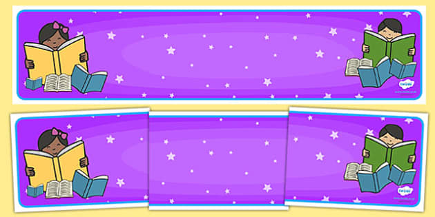 Sparklebox Editable Banners