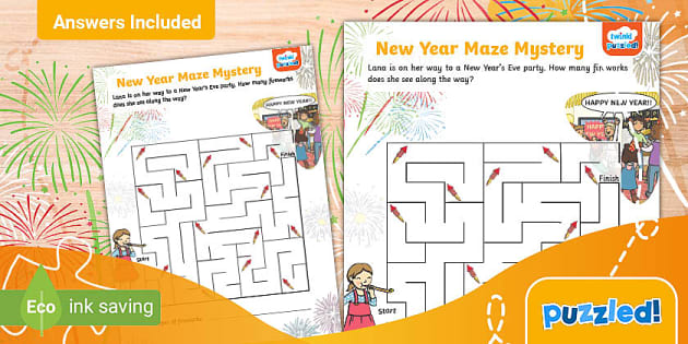 Dog Maze Mystery  Twinkl Puzzled for Kids (Teacher-Made)