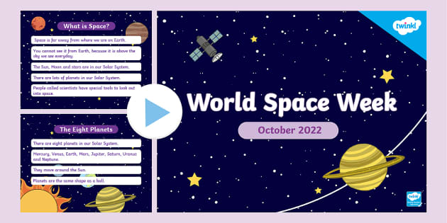 World Space Week PowerPoint (teacher Made) - Twinkl