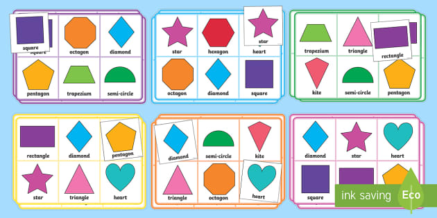 FREE! - 2D Shapes With Irregular Shapes Word Cards - Twinkl