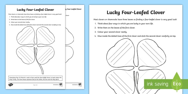 A Comparative Analysis of Four-Leaf Clover Induced Luck - Journal