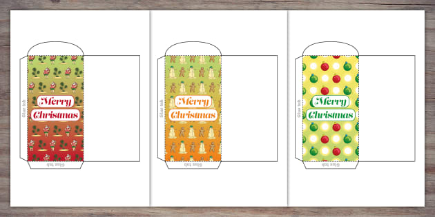 Tropical Christmas Envelope Templates Twinkl Party