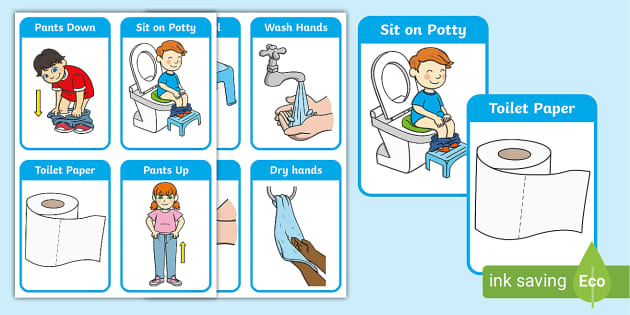 FREE! - Potty Training Flash Cards | Resources | Twinkl