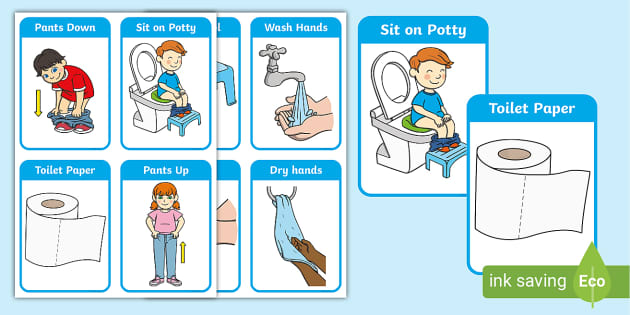 Free Printable Potty Training Flash Cards