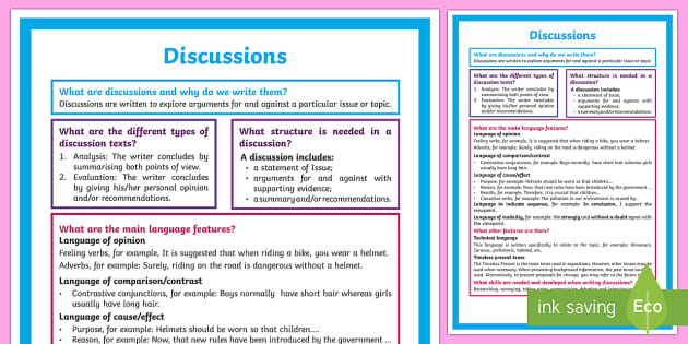 what-is-a-discussion-a4-display-poster-teacher-made