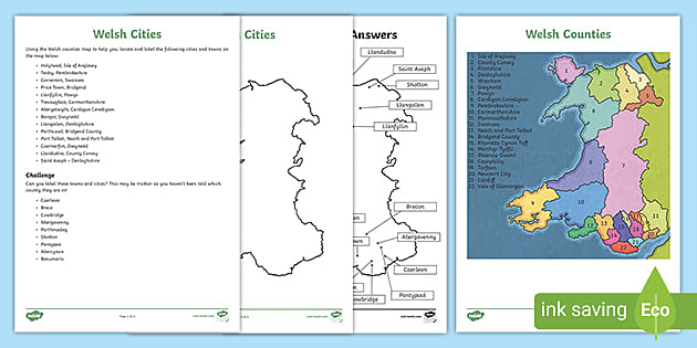 Cities in Wales  Twinkl Wiki - Twinkl