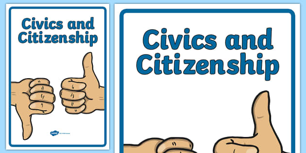 Curriculum Civics and Citizenship Book Cover (teacher made)