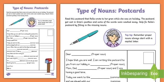 Types Of Nouns Worksheets For Middle School