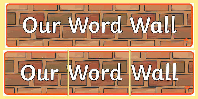 GRADE 5 WORD WALL WORDS WITH HEADERS - STAR THEME