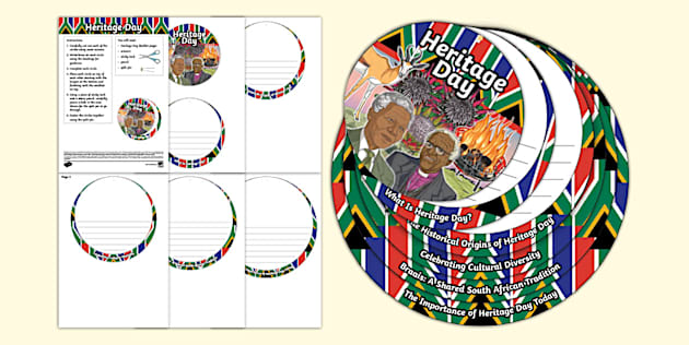 Heritage Day Circles Booklet (l'insegnante ha fatto)