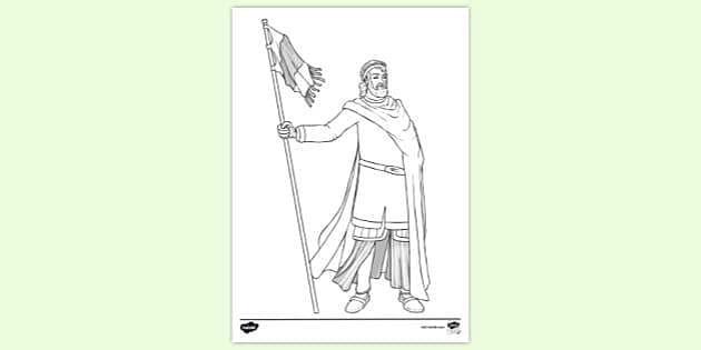 FREE! - Hardicanute Colouring Sheet | Colouring | Twinkl Resources