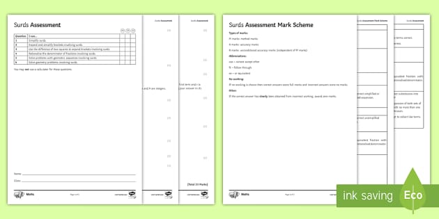 Surds GCSE Exam Questions | Beyond Maths (teacher made)