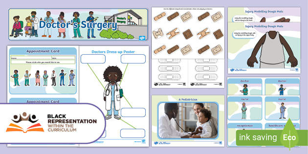 EYFS - Diverse Doctors' Surgery Role Play Pack - Twinkl