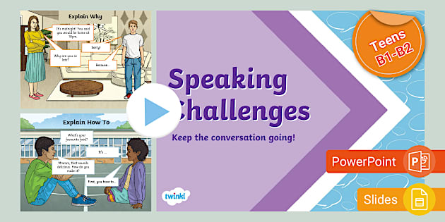 FREE! - Keep the Conversation Going: 27 ESL Speaking Challenges