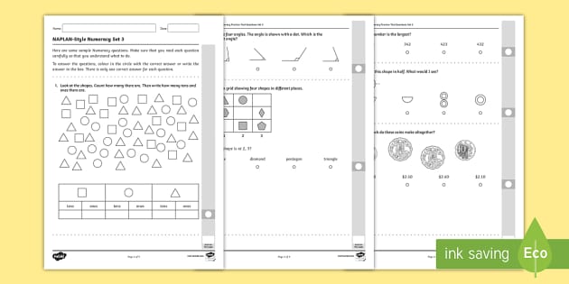 Naplan Year 3 Worksheets