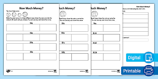 adding coins worksheet twinkl usa resources teacher made