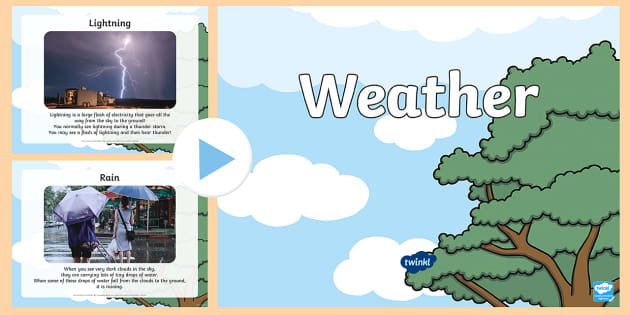 Types Of Weather PowerPoint teacher Made Twinkl