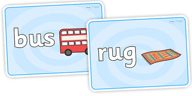 CVC Basic Modelling Dough Mats (teacher made) - Twinkl