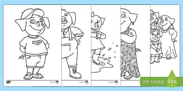 Peppa Pig - Desenhos para Colorir  Peppa pig coloring pages, Peppa pig  colouring, Peppa pig family