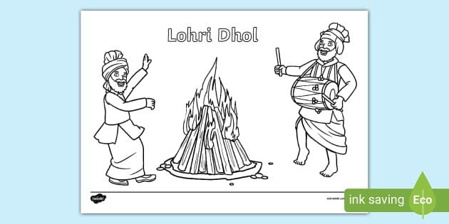 How to draw Lohri Drawing for Beginners / Celebrating Indian festival Lohri  with Art - YouTube