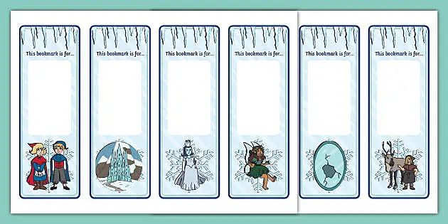 Editable Bookmark Templates (teacher made) - Twinkl