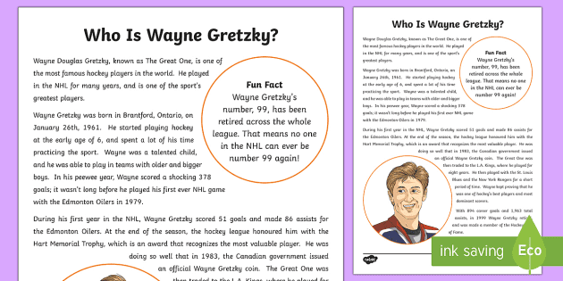 Wayne Gretzky: Biography, NHL Hockey Player, Facts