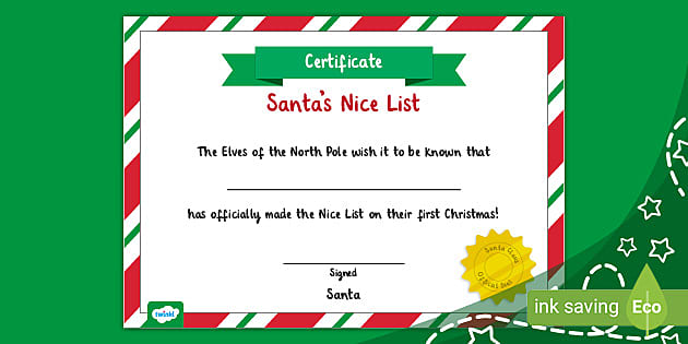 Nice list on sale