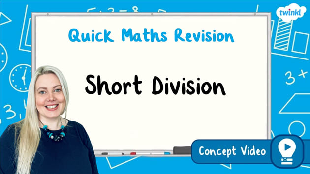 👉 Short Division | KS2 Maths Concept Video - Twinkl