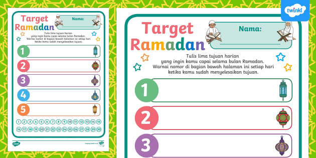 30 Kegiatan Ramadhan Kreatif Untuk Anak TK Dan SD - Twinkl