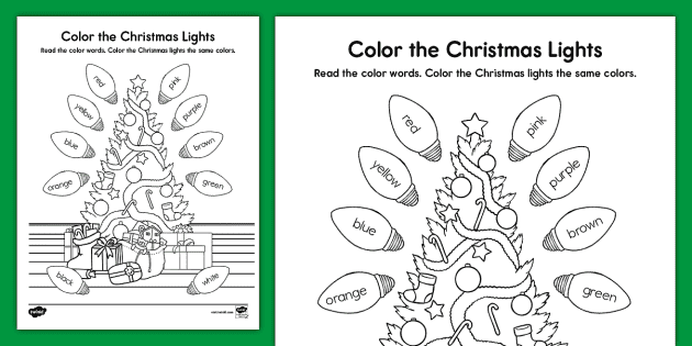 Christmas Dot Markers Coloring Pages by The Kinder Kids
