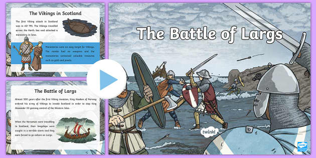 Battle of Largs PowerPoint - CfE Second Level (teacher made)