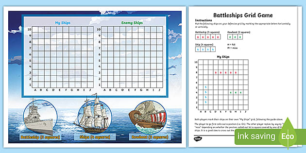 coordinate plane battleship game