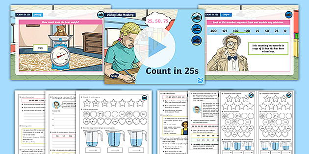 white-rose-maths-compatible-year-4-count-in-25s-mastery-pack