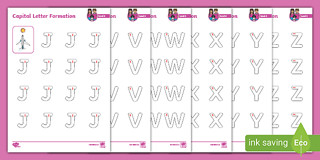 Capital Letter Formation Activity Primary Resources