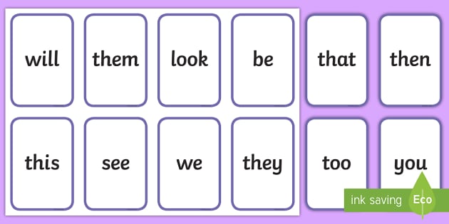 Details about    High Frequency Words Flashcards/ Primary Resource/Learn to Read/EYFS/Phase 2-5 