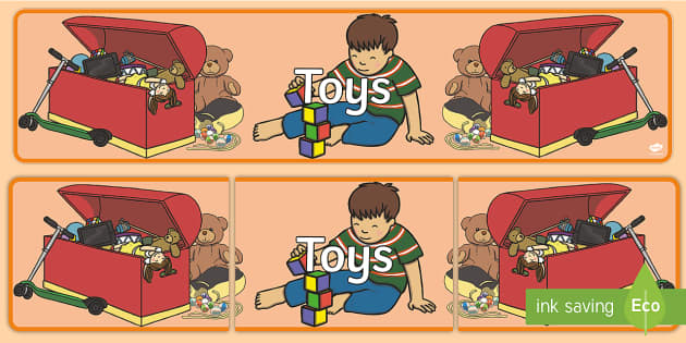 clean up toys clip art