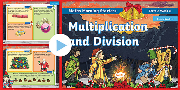 Maths Morning Starters Second Level (c) Term 2 Week 8 PowerPoint