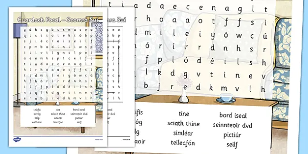 Irish Gaeilge Seomra Sui Word Search Teacher Made