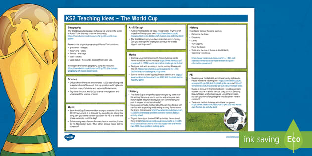 World Cup Size Ordering Activity (Teacher-Made) - Twinkl