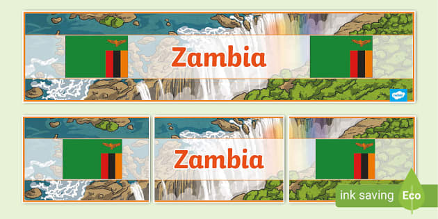 Zambia Display Banner (teacher made) - Twinkl