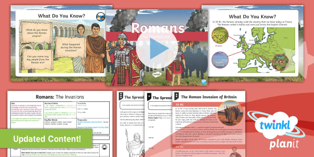History Roman Invasion Of Britain Lesson Plan Ks2 